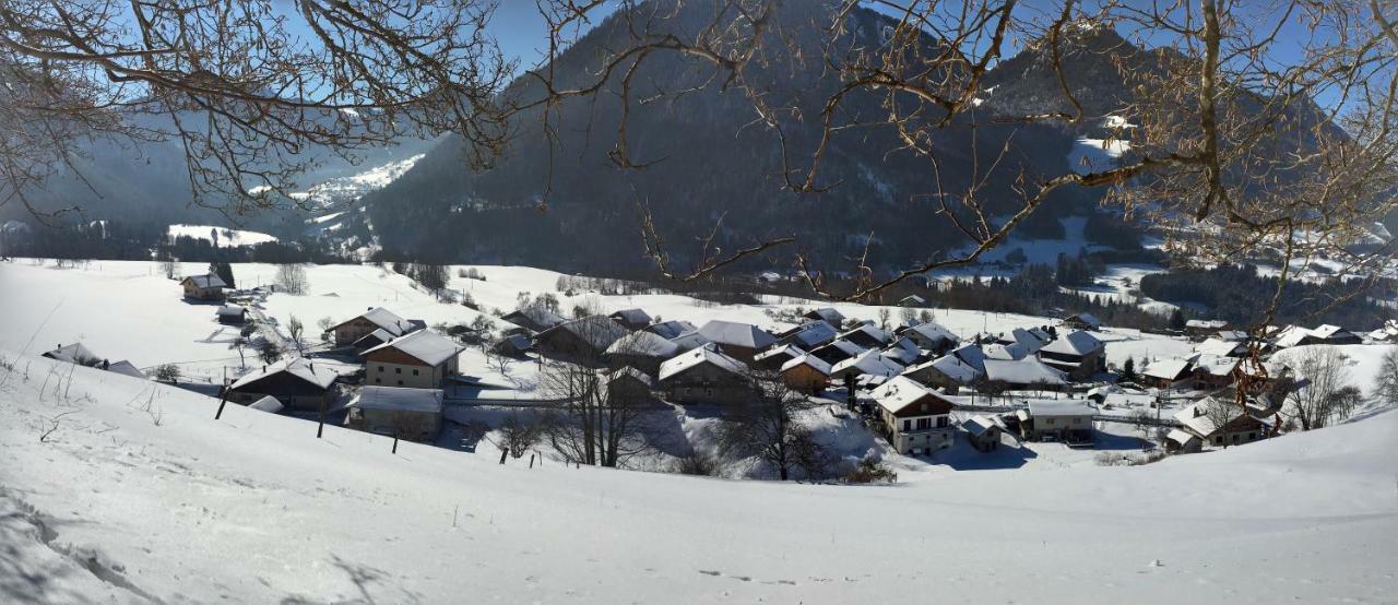 Ferienwohnung Les Sapins Blancs Vacheresse Exterior foto